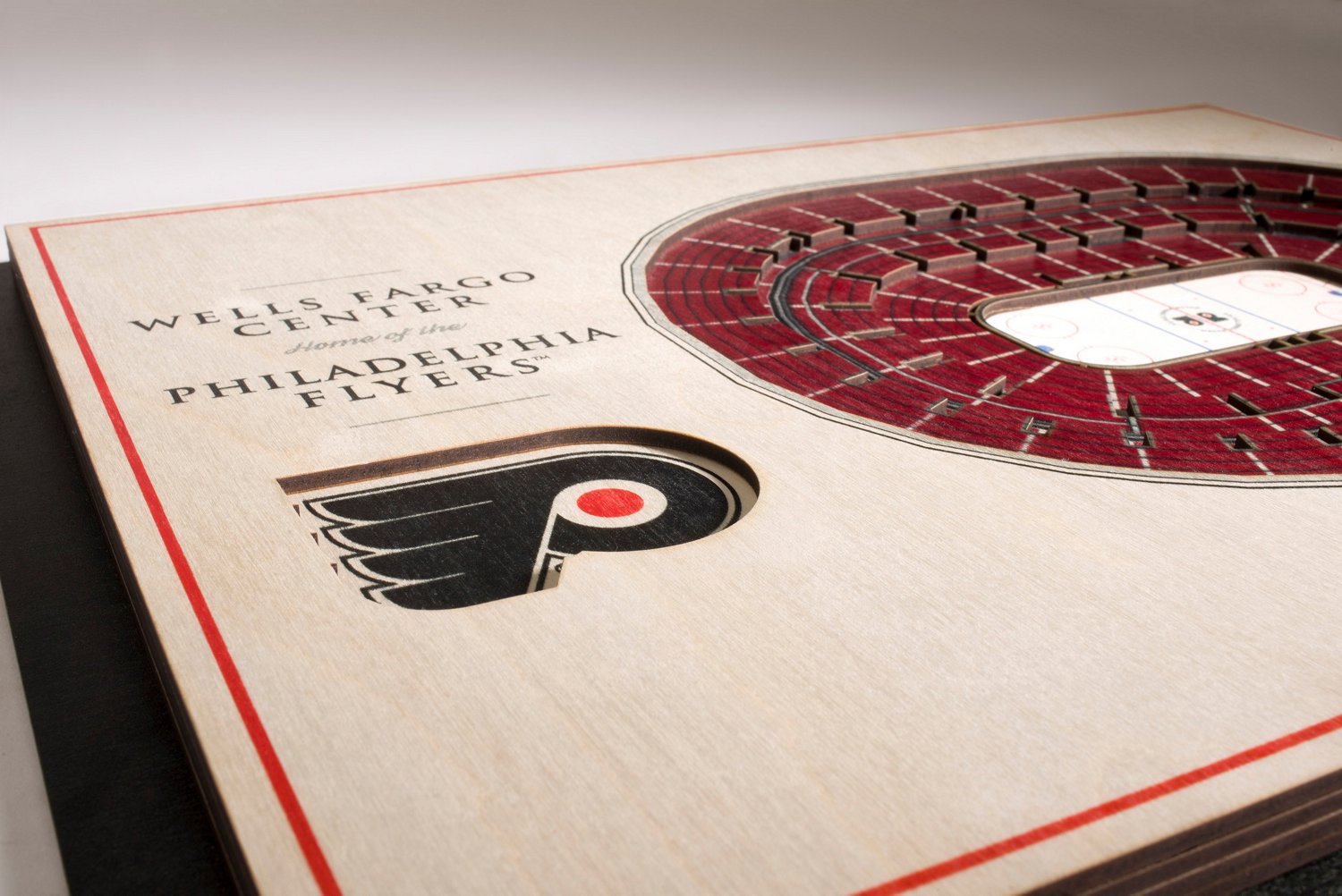 YouTheFan Philadelphia Flyers 5-Layer StadiumViews 3-D Wall Art - view number 2