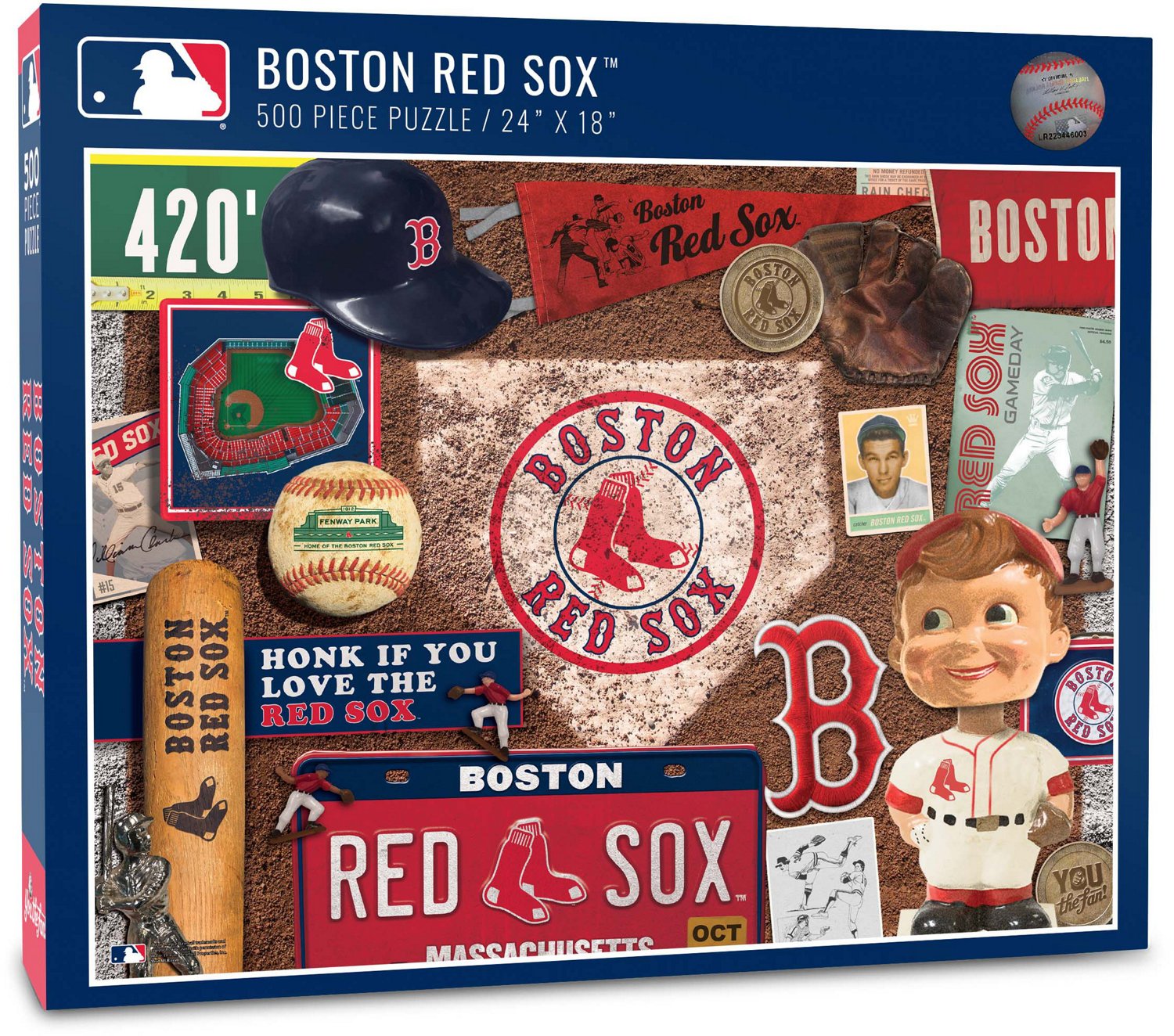 YouTheFan Boston Red Sox Retro Series 500-Piece Jigsaw Puzzle