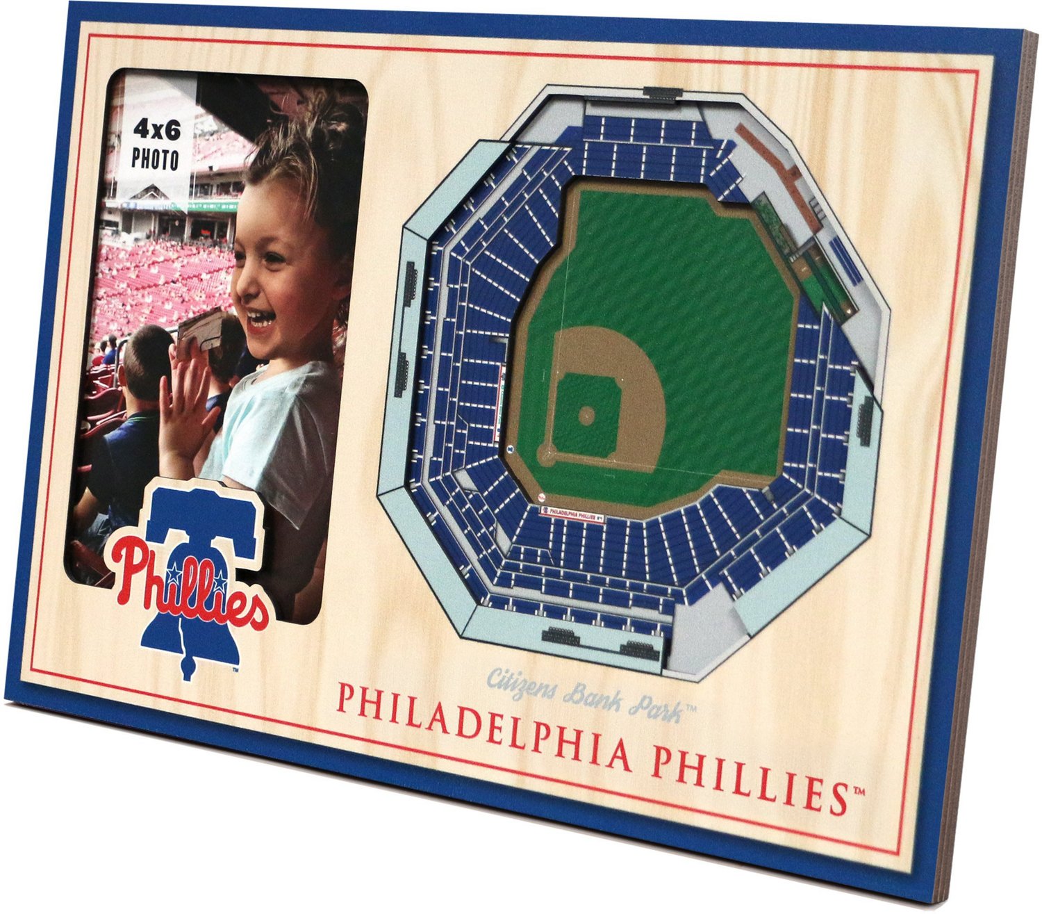 YouTheFan Philadelphia Phillies 3D Stadium Views Picture Frame