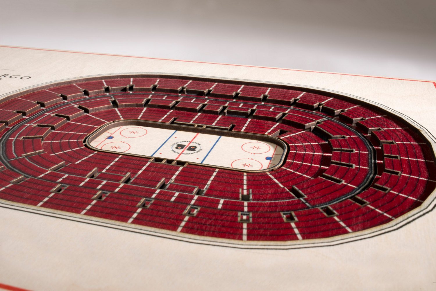 YouTheFan Philadelphia Flyers 5-Layer StadiumViews 3-D Wall Art - view number 3