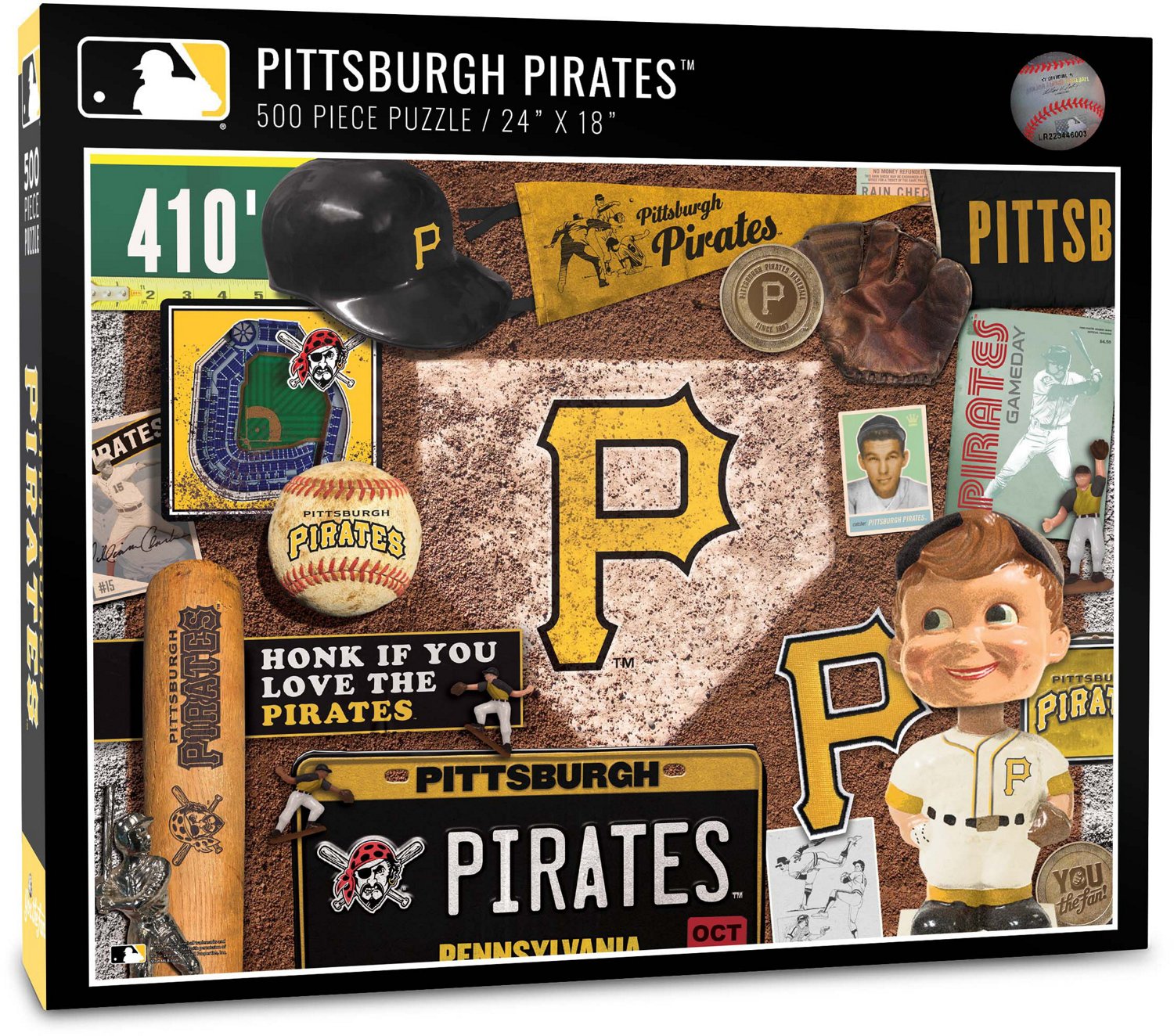 YouTheFan Pittsburgh Pirates Retro Series 500-Piece Jigsaw Puzzle