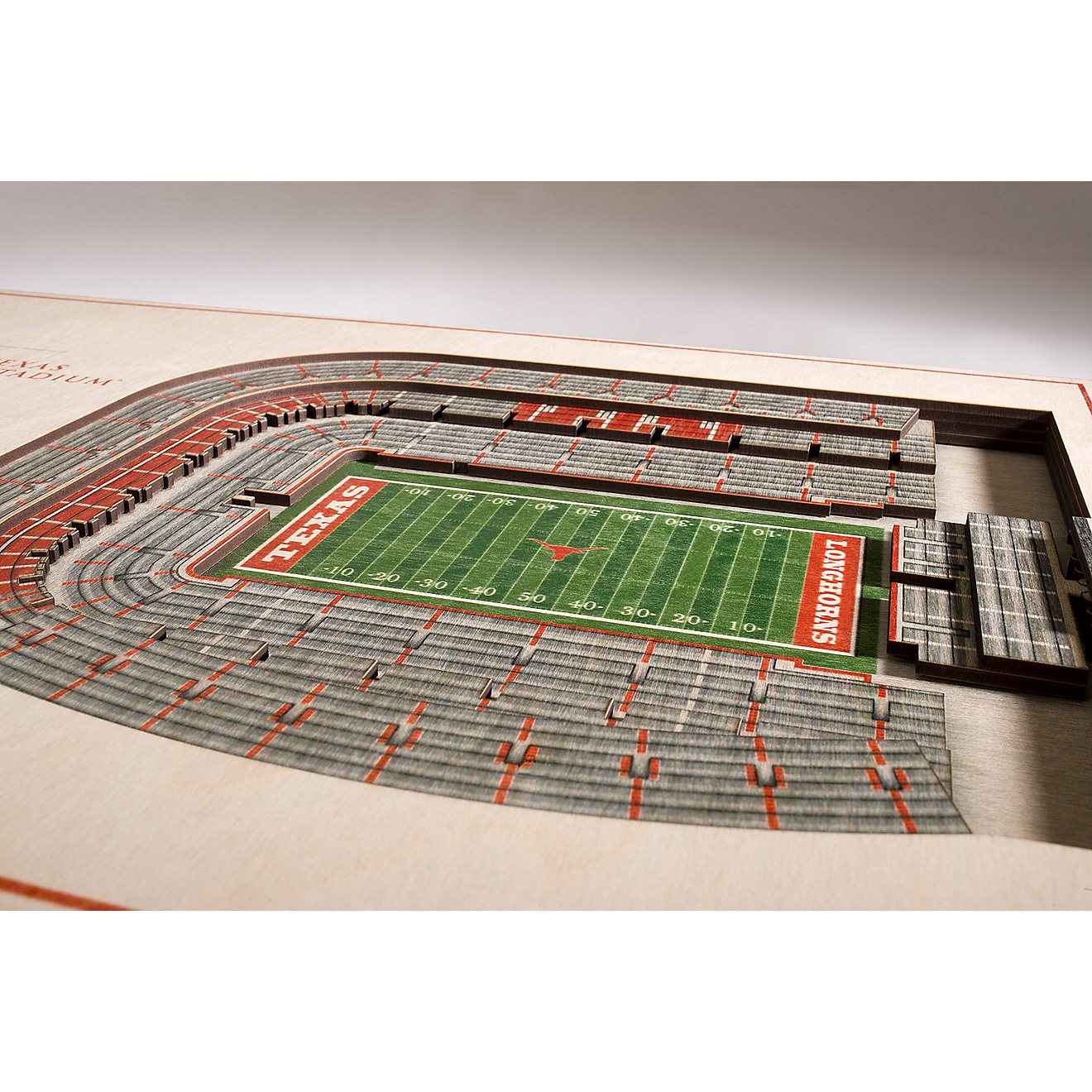 YouTheFan University of Texas 5-Layer Stadium Views 3-D Wall Art                                                                 - view number 3