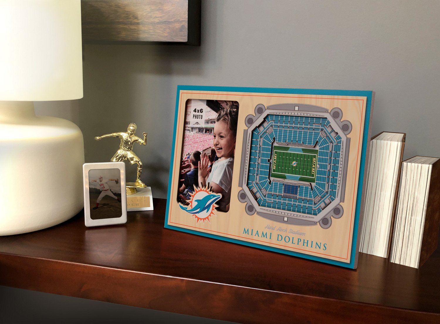 YouTheFan Miami Dolphins 3-D StadiumViews Picture Frame                                                                          - view number 5