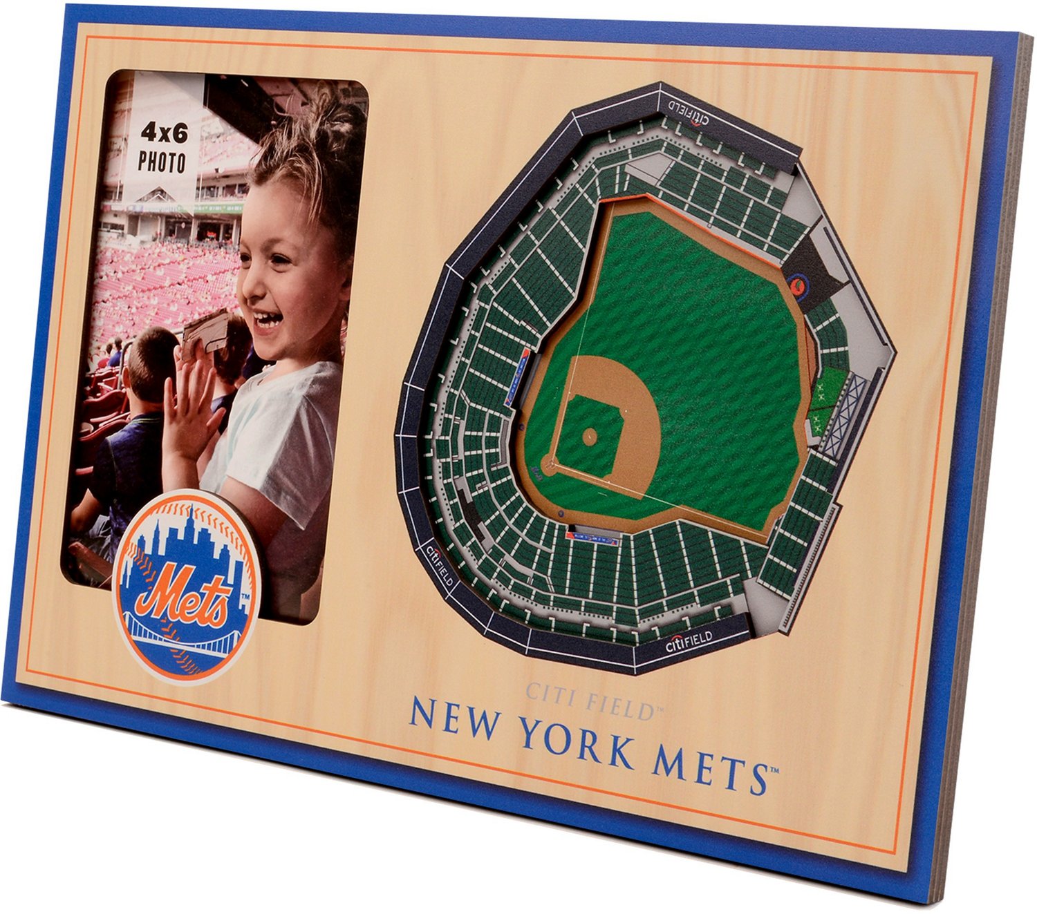 YouTheFan New York Mets 3D Stadium Views Picture Frame