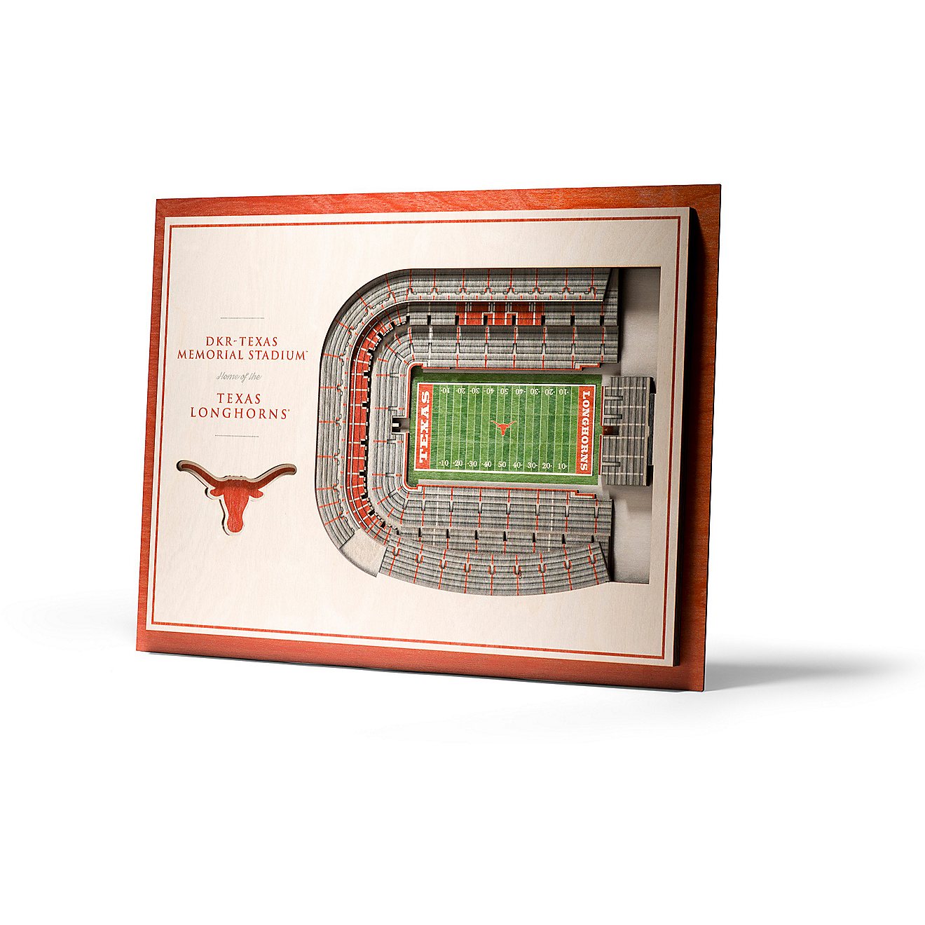 YouTheFan University of Texas 5-Layer Stadium Views 3-D Wall Art                                                                 - view number 1