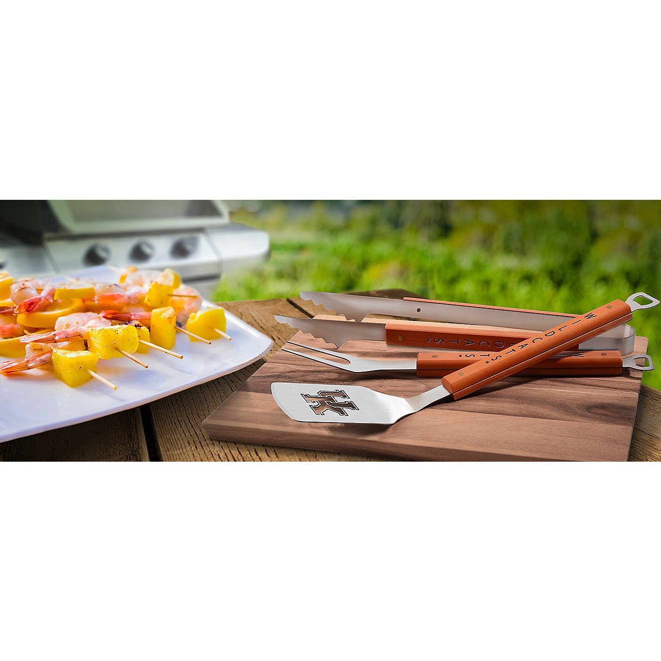 YouTheFan NCAA Classic Series 3PC BBQ Grill Set 