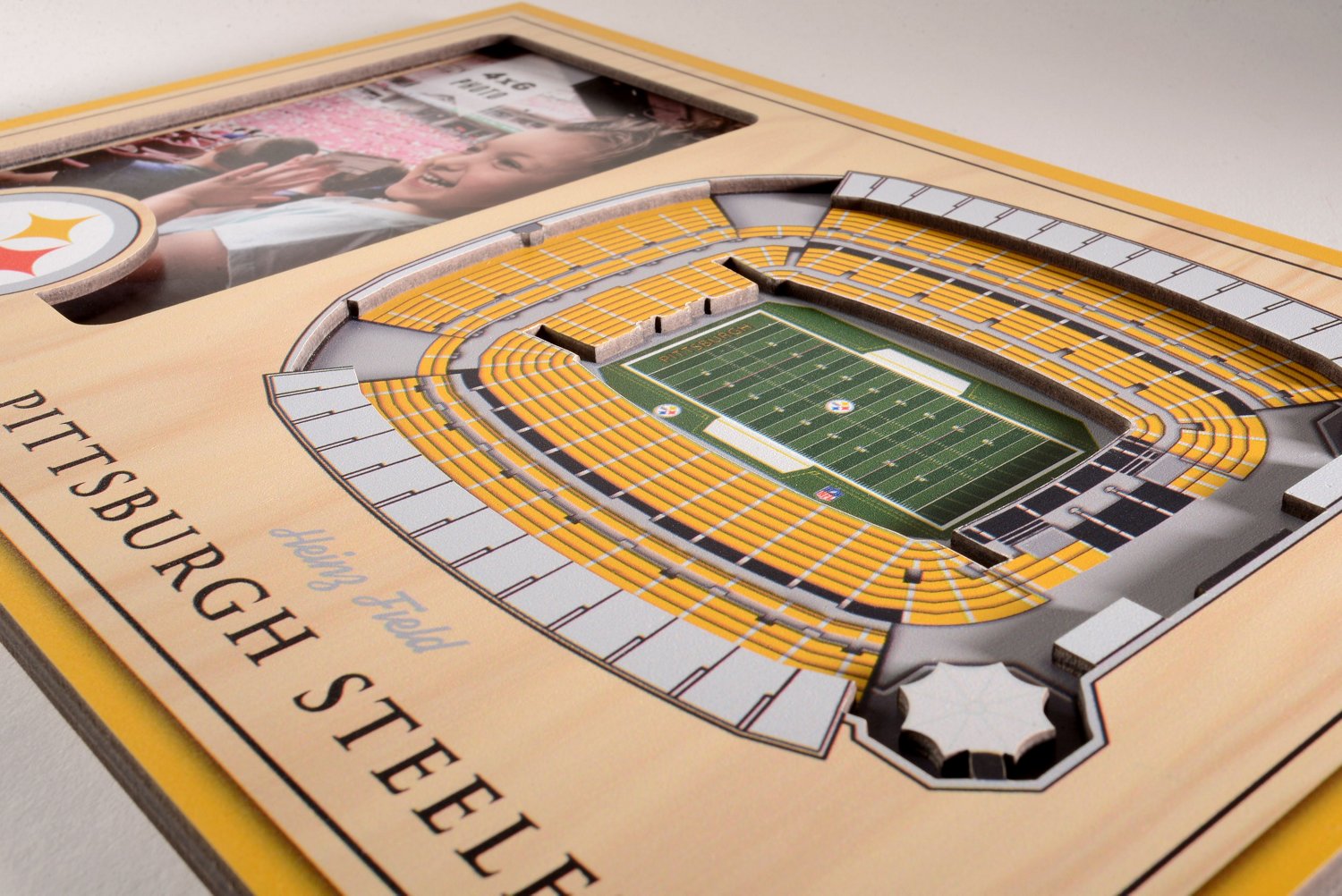 YouTheFan Pittsburgh Steelers 3-D Stadium Views Picture Frame                                                                    - view number 4