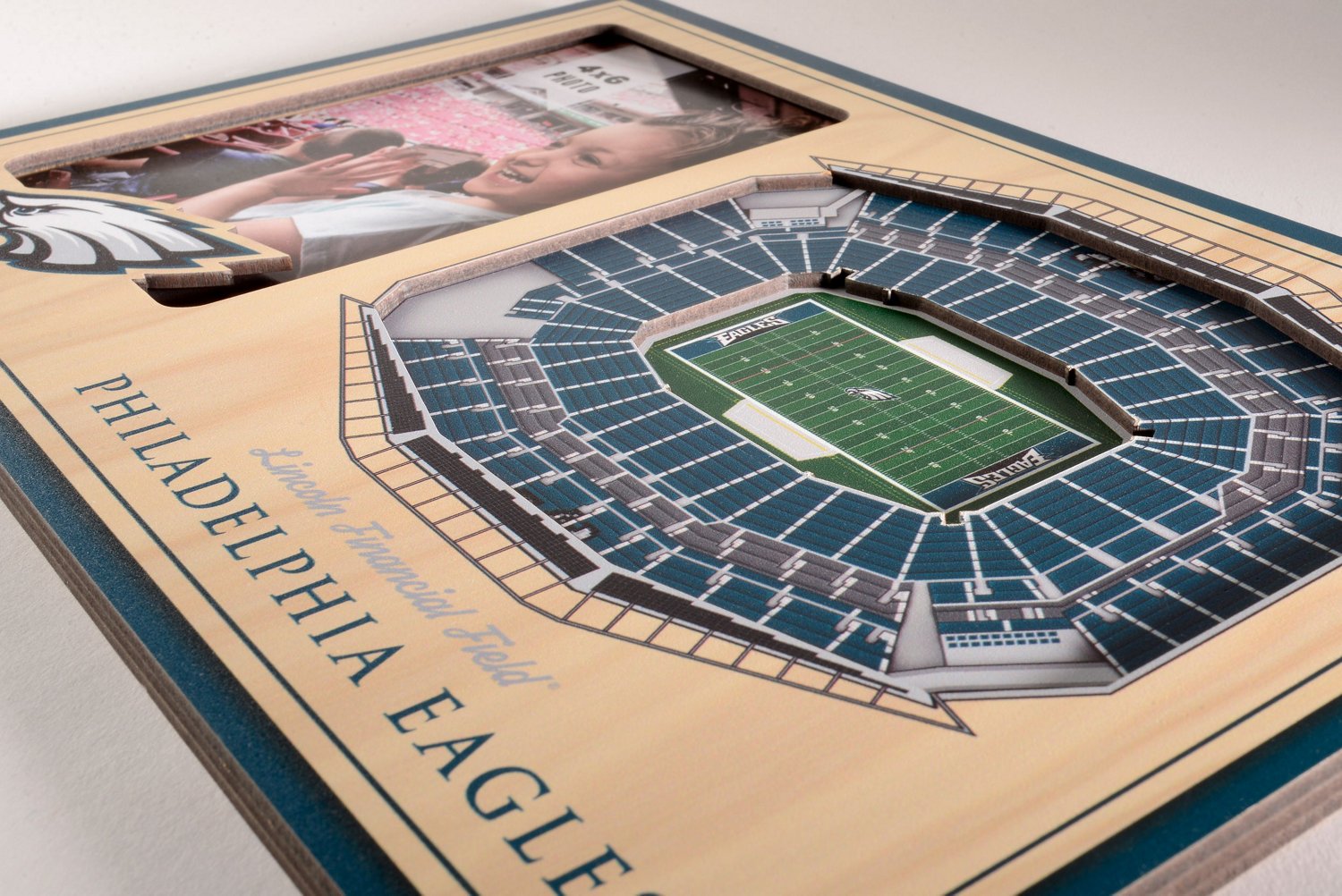 YouTheFan Philadelphia Eagles 3-D StadiumViews Picture Frame                                                                     - view number 4
