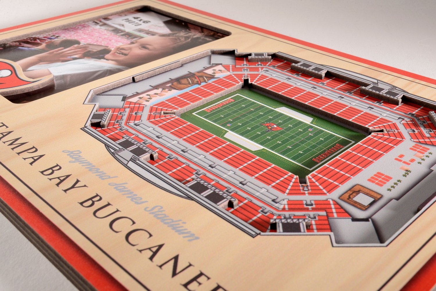 YouTheFan Tampa Bay Buccaneers 3-D StadiumViews Picture Frame                                                                    - view number 4