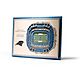 YouTheFan Carolina Panthers 5-Layer StadiumViews 3-D Wall Art                                                                    - view number 1 selected