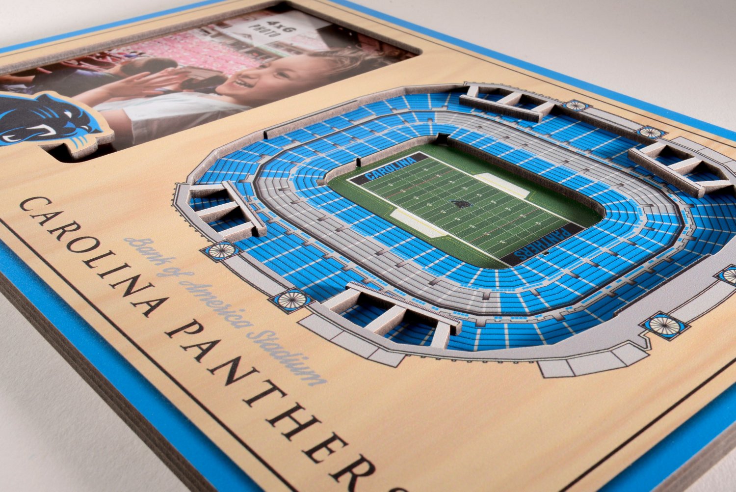 YouTheFan Carolina Panthers 3-D StadiumViews Picture Frame                                                                       - view number 4