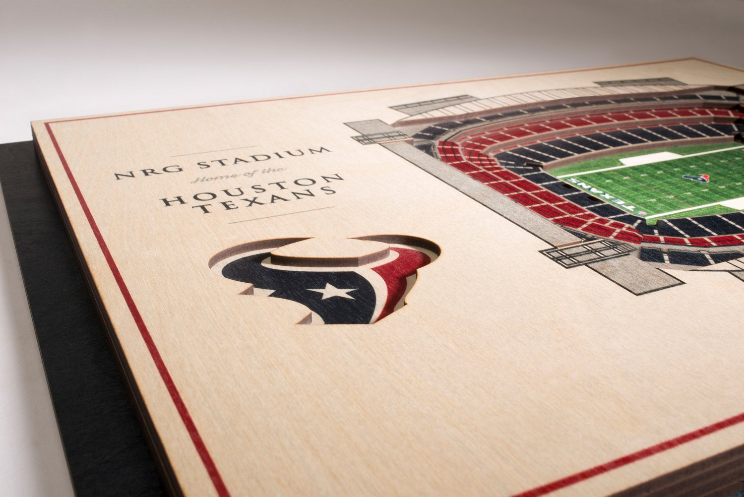 YouTheFan Houston Texans 5-Layer Stadium Views 3-D Wall Art                                                                      - view number 2
