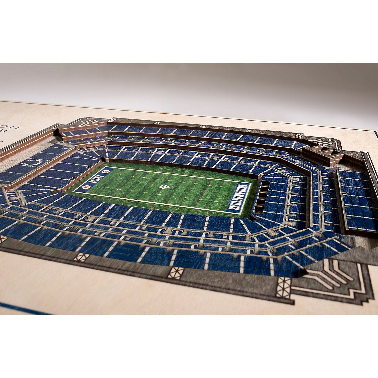 YouTheFan Indianapolis Colts 5-Layer StadiumViews 3-D Wall Art                                                                   - view number 3