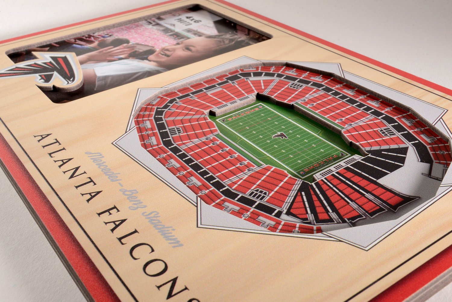YouTheFan Atlanta Falcons 3-D StadiumViews Picture Frame                                                                         - view number 4