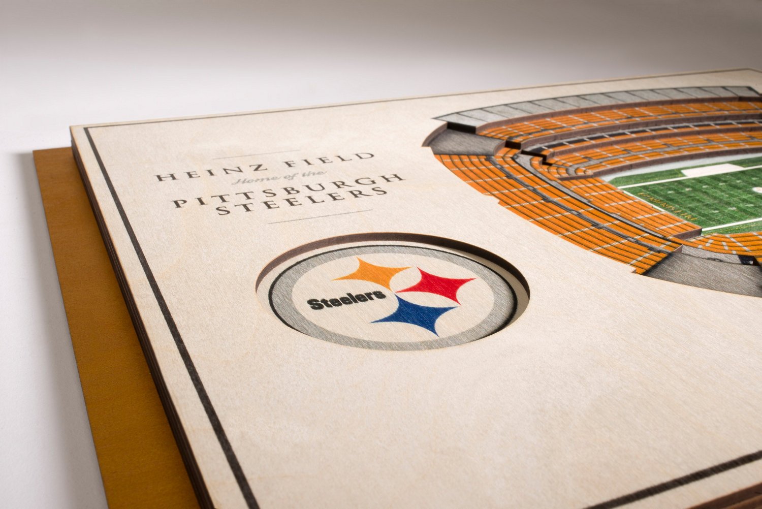YouTheFan Pittsburgh Steelers 5-Layer Stadium Views 3-D Wall Art                                                                 - view number 2