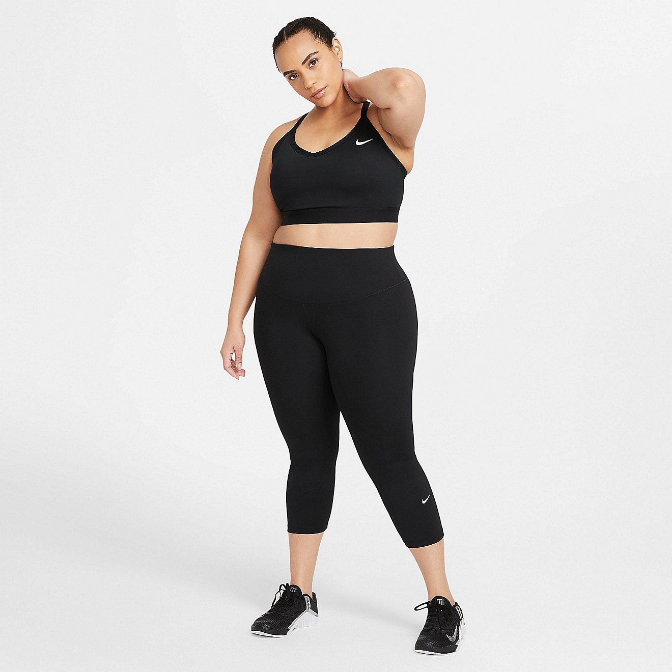 Nike Women's One Cropped 2.0 Plus Size Tights | Academy