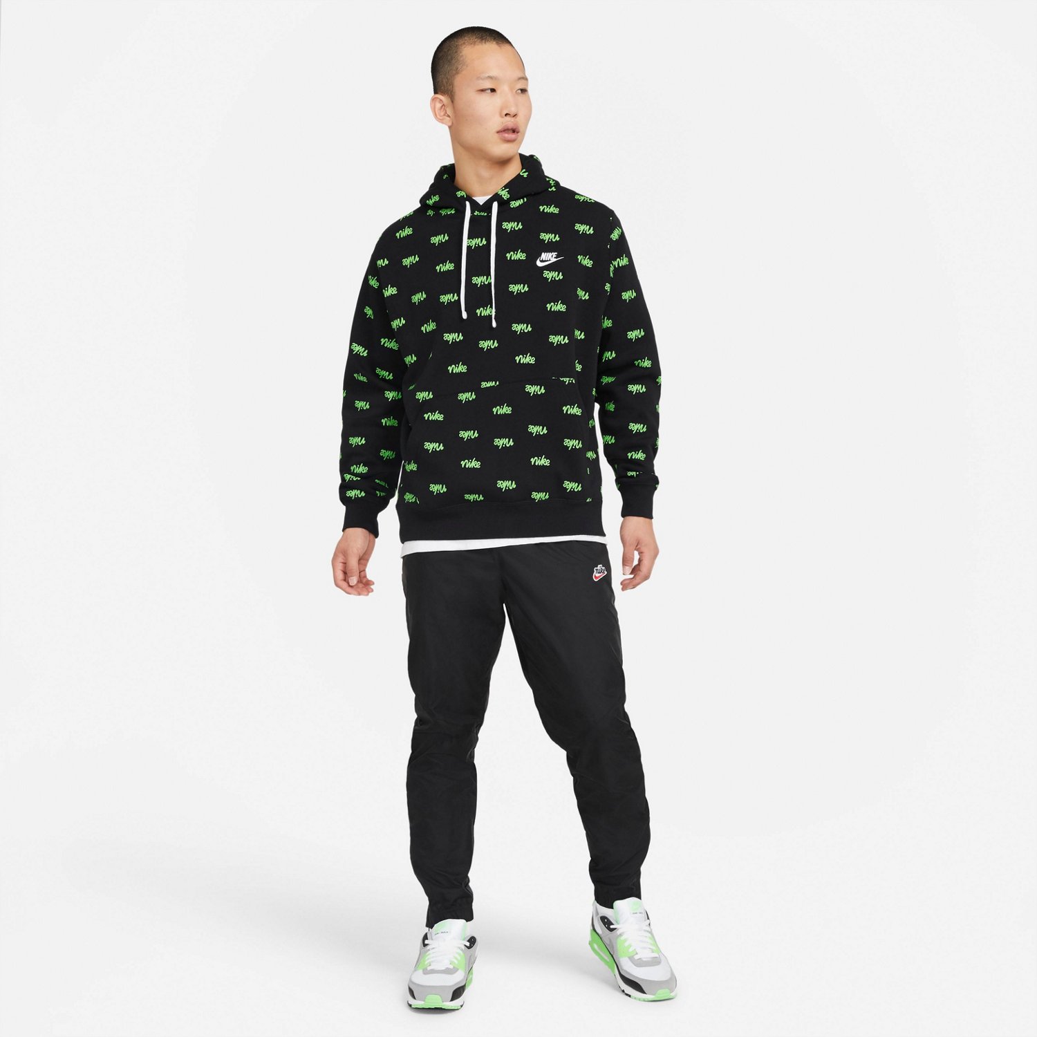 Nike Men's Sportswear Club Fleece BB Script Hoodie