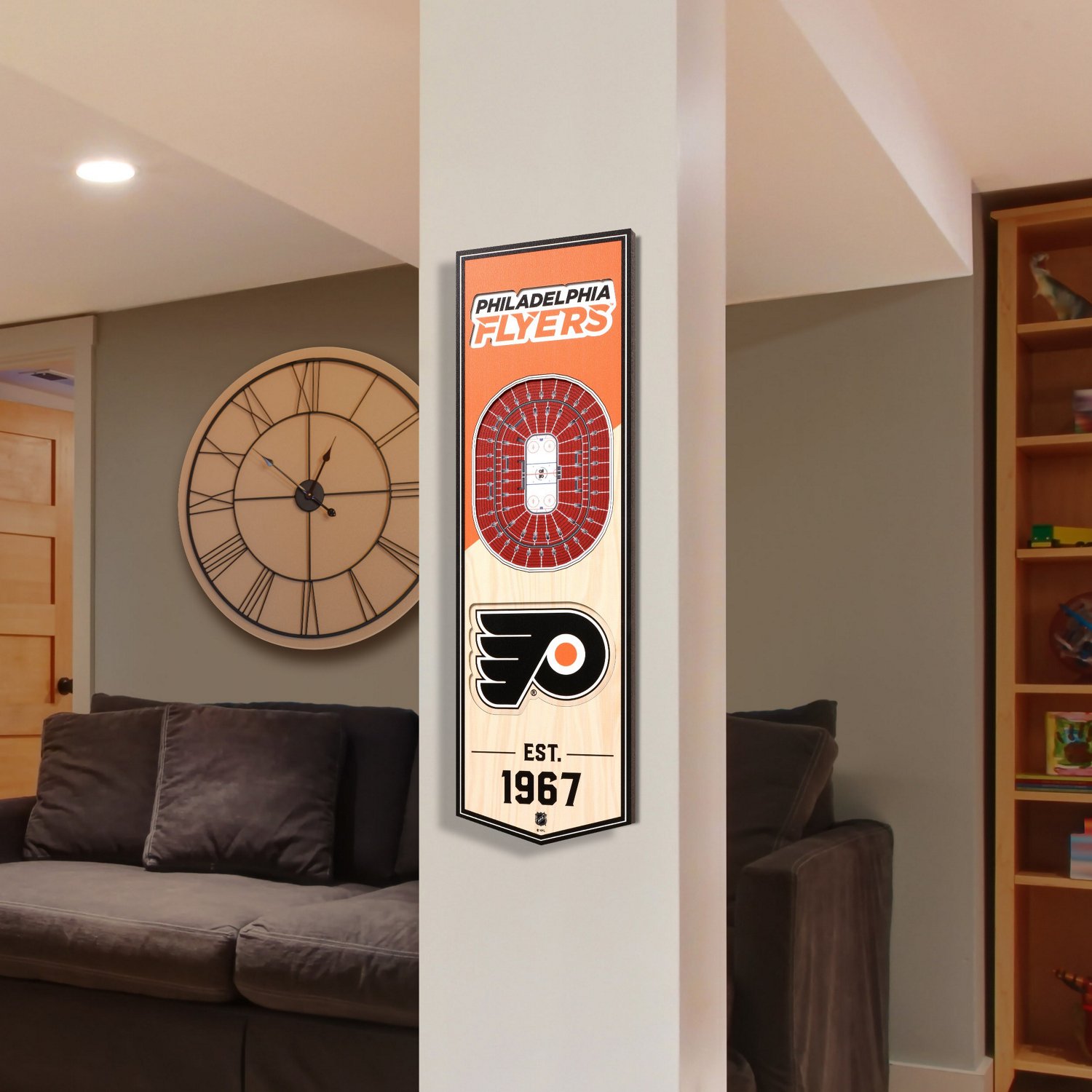 YouTheFan Philadelphia Flyers 6" x 19" 3-D Stadium Banner - view number 6