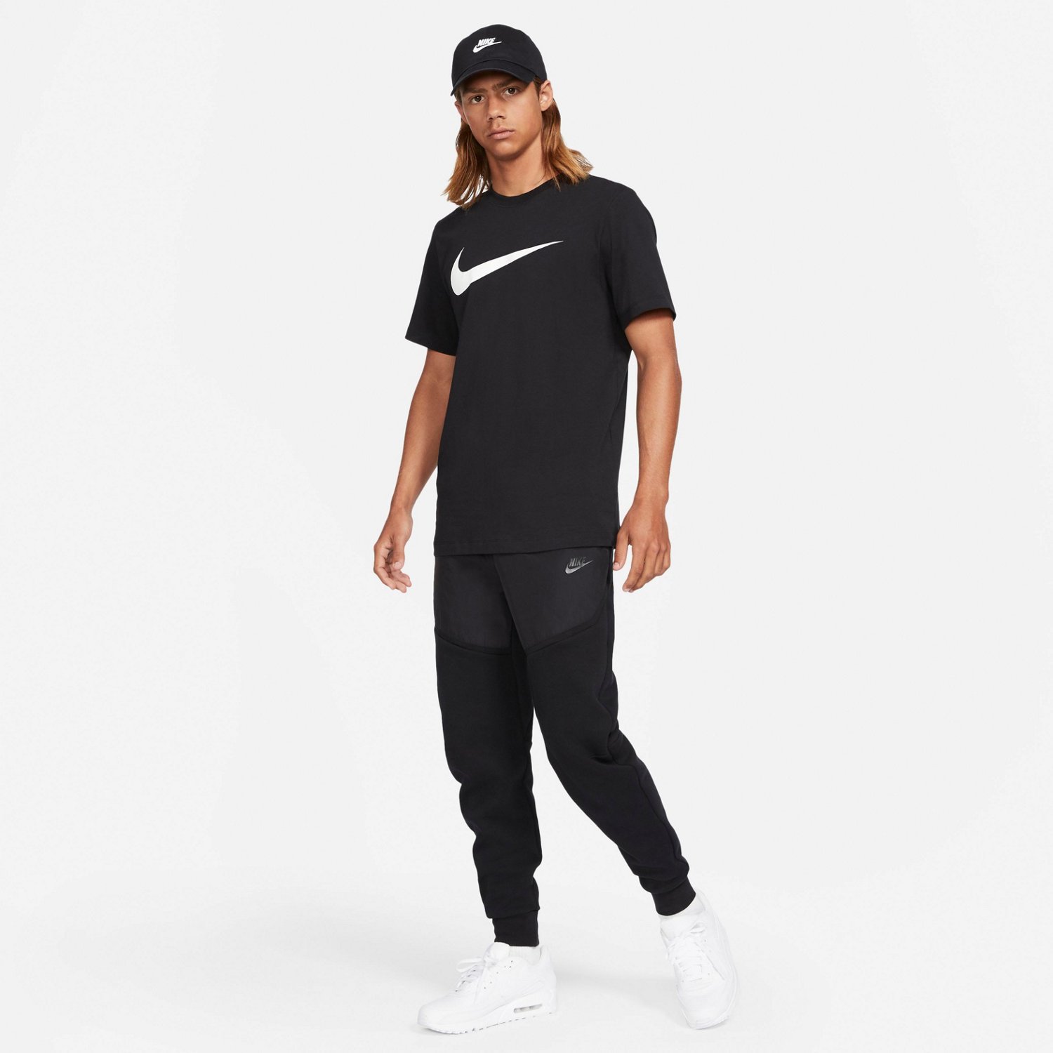 Nike Men's Sportswear Swoosh Icon T-shirt                                                                                        - view number 4