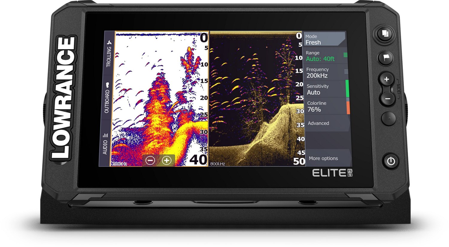 Lowrance Hook Reveal 9 Fish Finder 9 Inch Screen with Transducer and C-MAP  Preloaded Map Options 4000 US Lake Map 9 Inch TripleShot