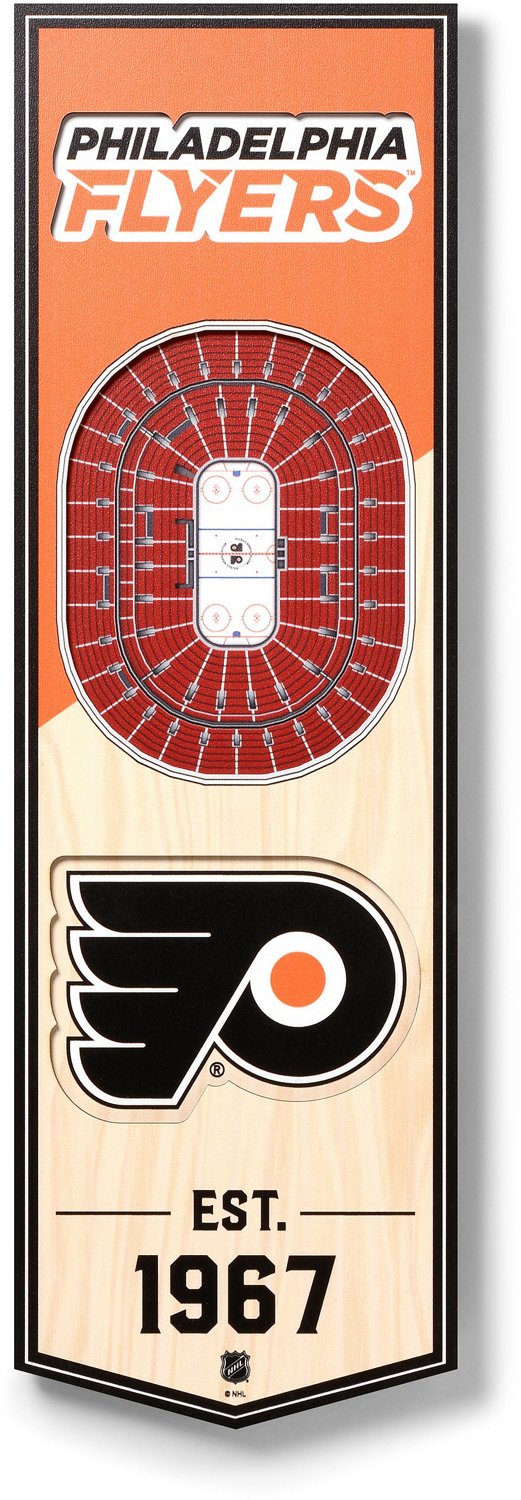 YouTheFan Philadelphia Flyers 6" x 19" 3-D Stadium Banner