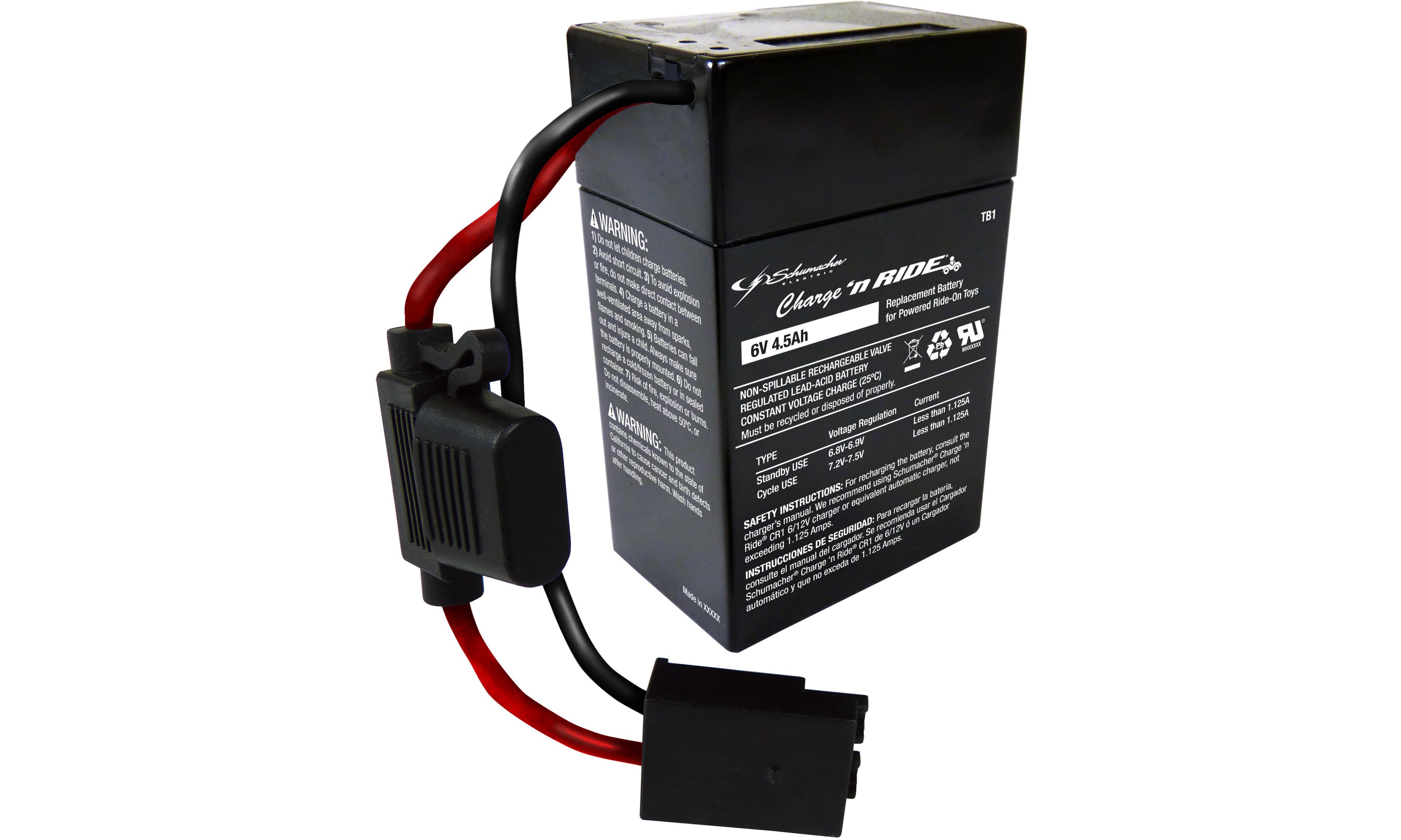 Schumacher Electric CR7 3A 6V/12V Universal Ride-on Toy Charger
