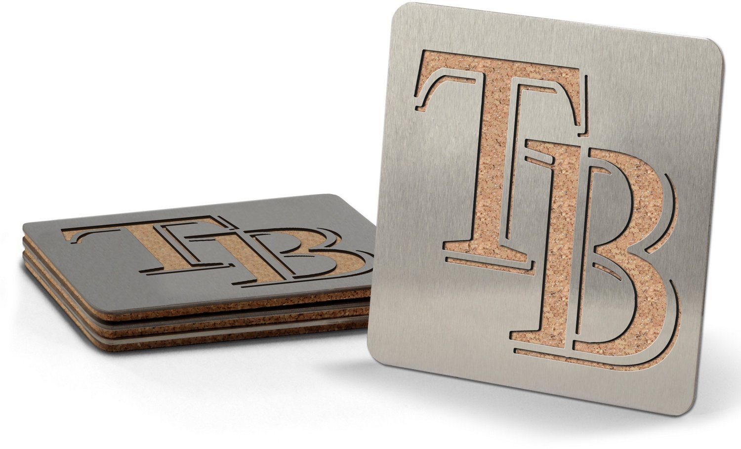 YouTheFan Tampa Bay Rays 4-Piece Coaster Set