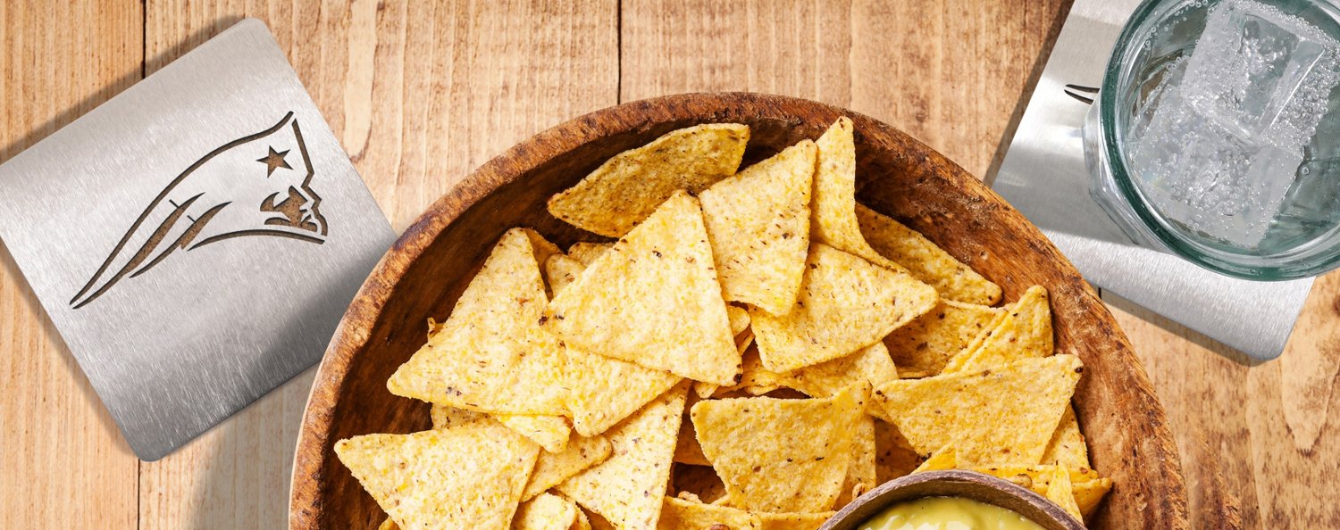 YouTheFan New England Patriots Boasters 4-Piece Coaster Set                                                                      - view number 3