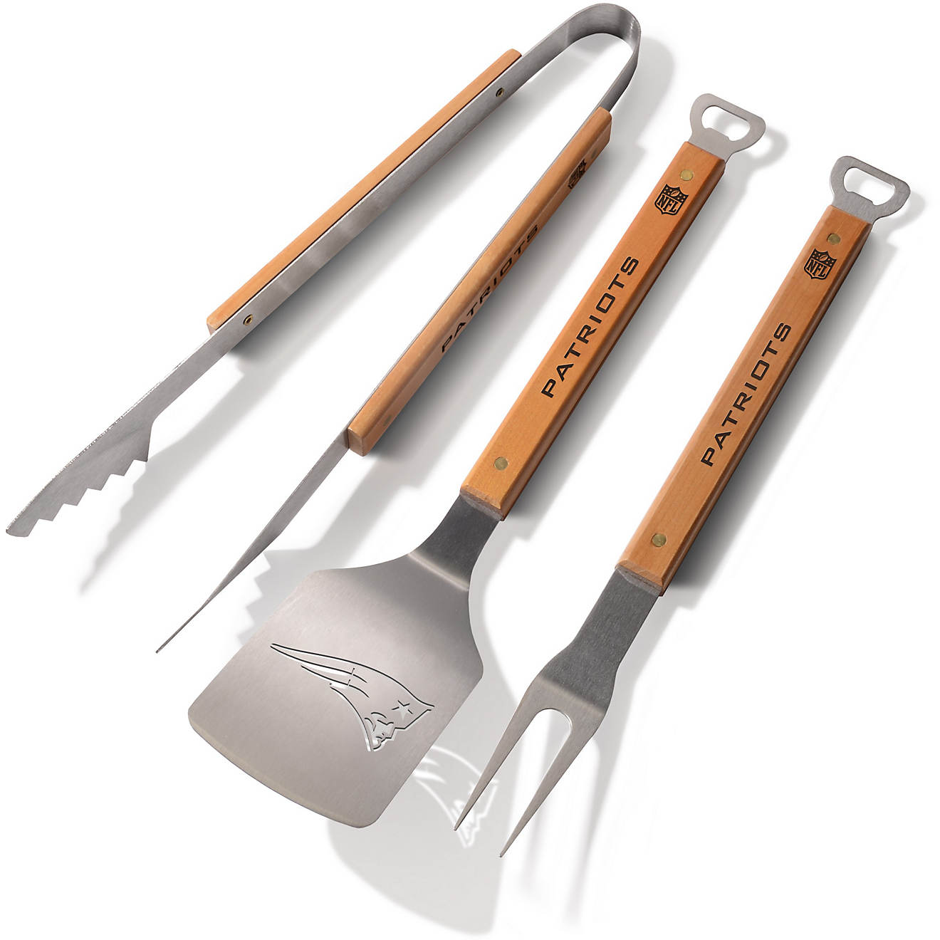 YouTheFan New England Patriots Classic 3-Piece BBQ Set                                                                           - view number 1