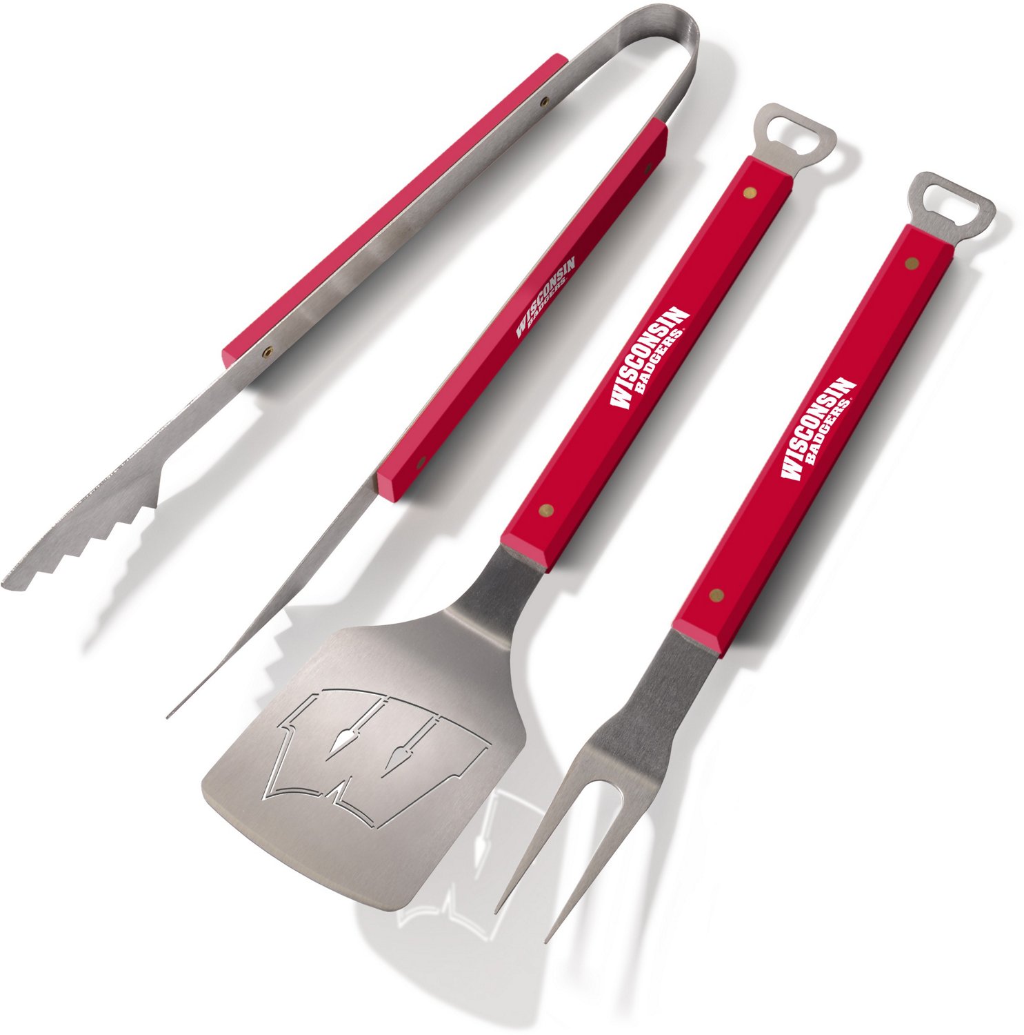 YouTheFan University of Wisconsin Spirit 3-Piece BBQ Set