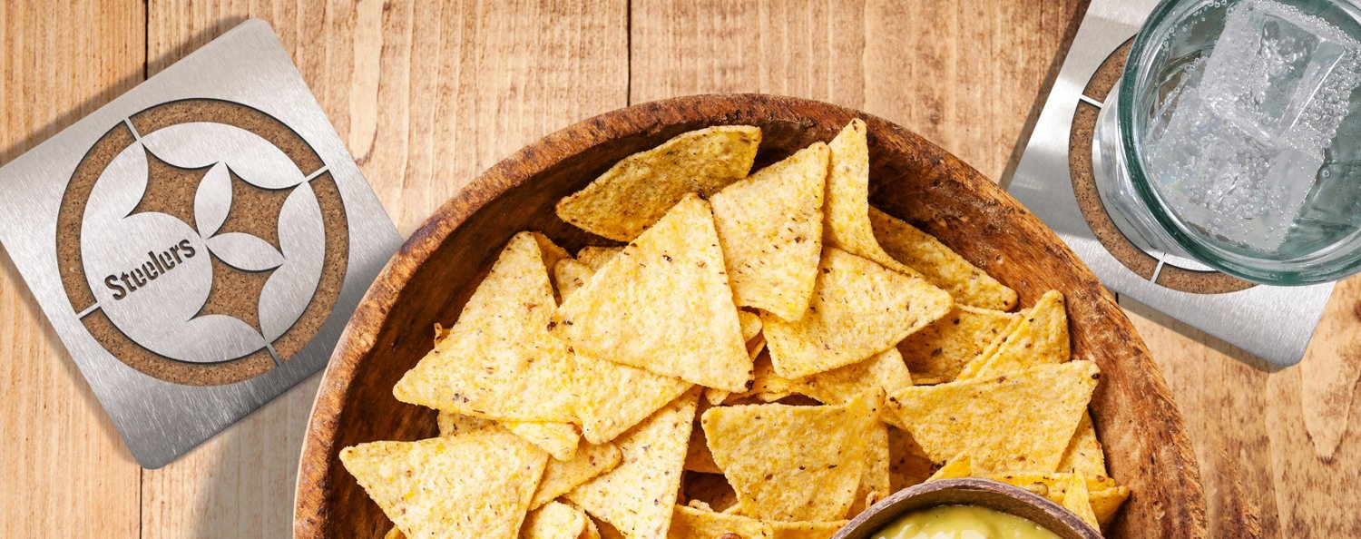 YouTheFan Pittsburgh Steelers 4-Piece Coaster Set                                                                                - view number 3