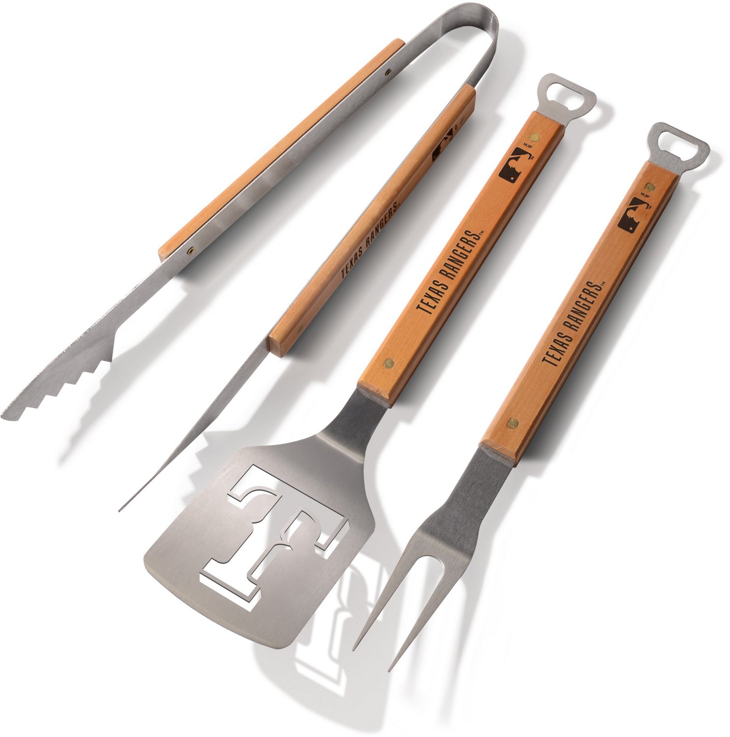 YouTheFan Texas Rangers Classic 3-Piece BBQ Set