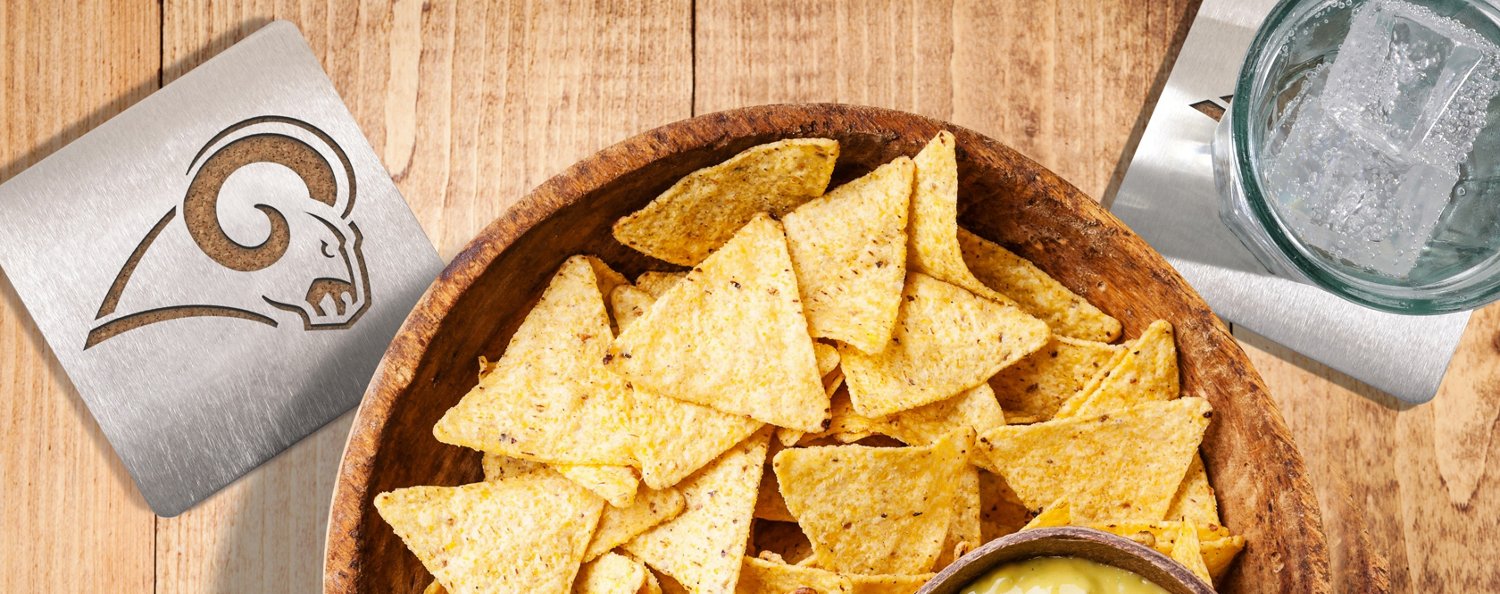 YouTheFan Los Angeles Rams 4-Piece Coaster Set                                                                                   - view number 3