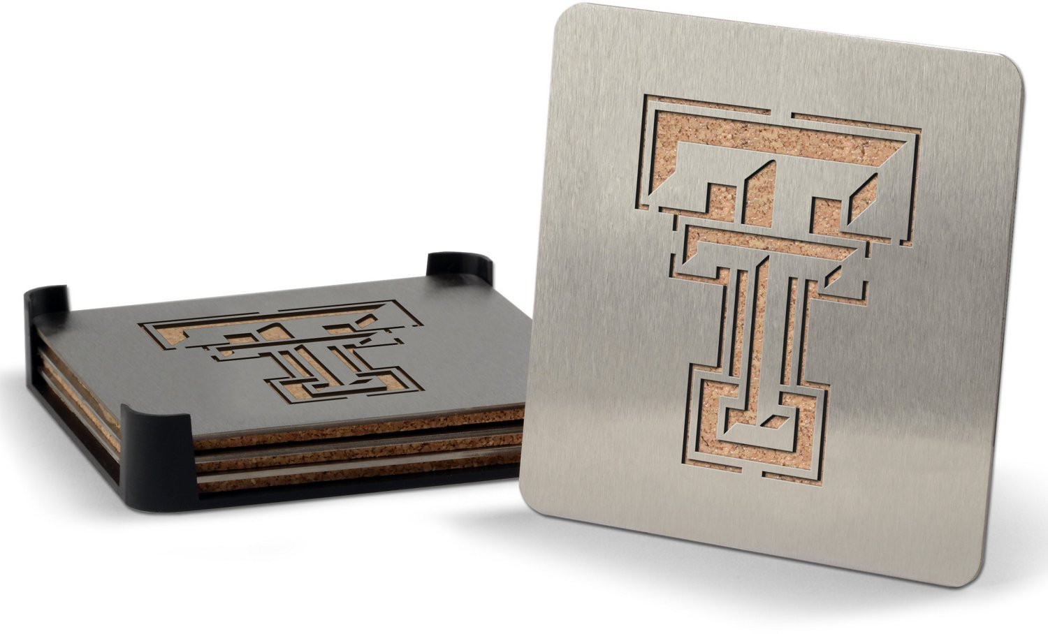 YouTheFan Texas Tech University 4-Piece Coaster Set