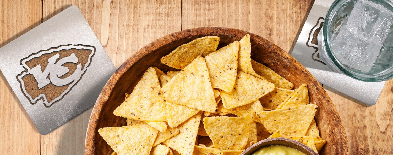 YouTheFan Kansas City Chiefs Boasters Coasters 4-Pack                                                                            - view number 3