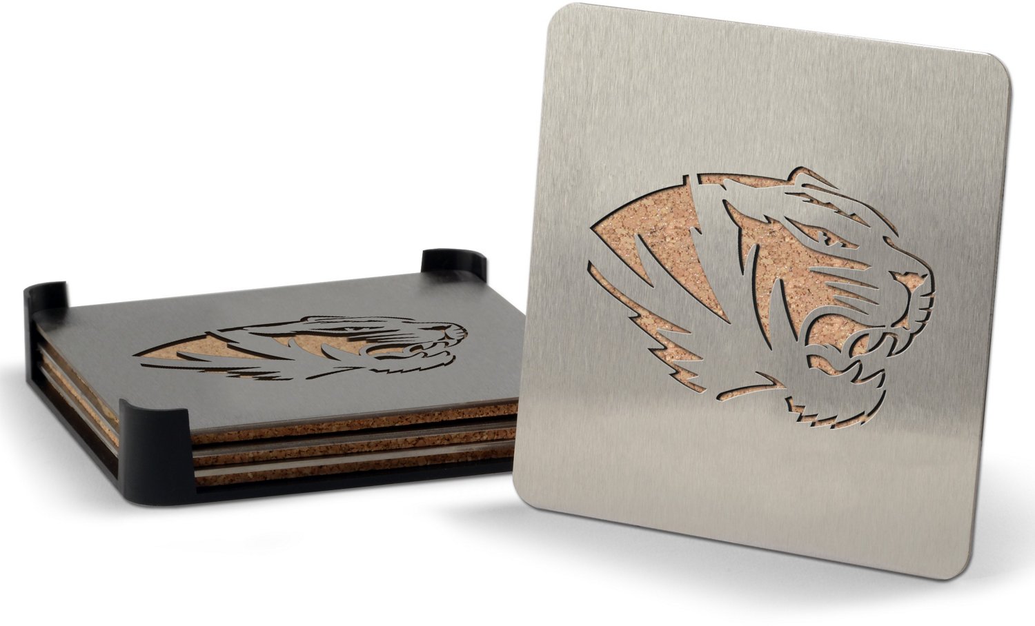 YouTheFan University of Missouri 4-Piece Coaster Set