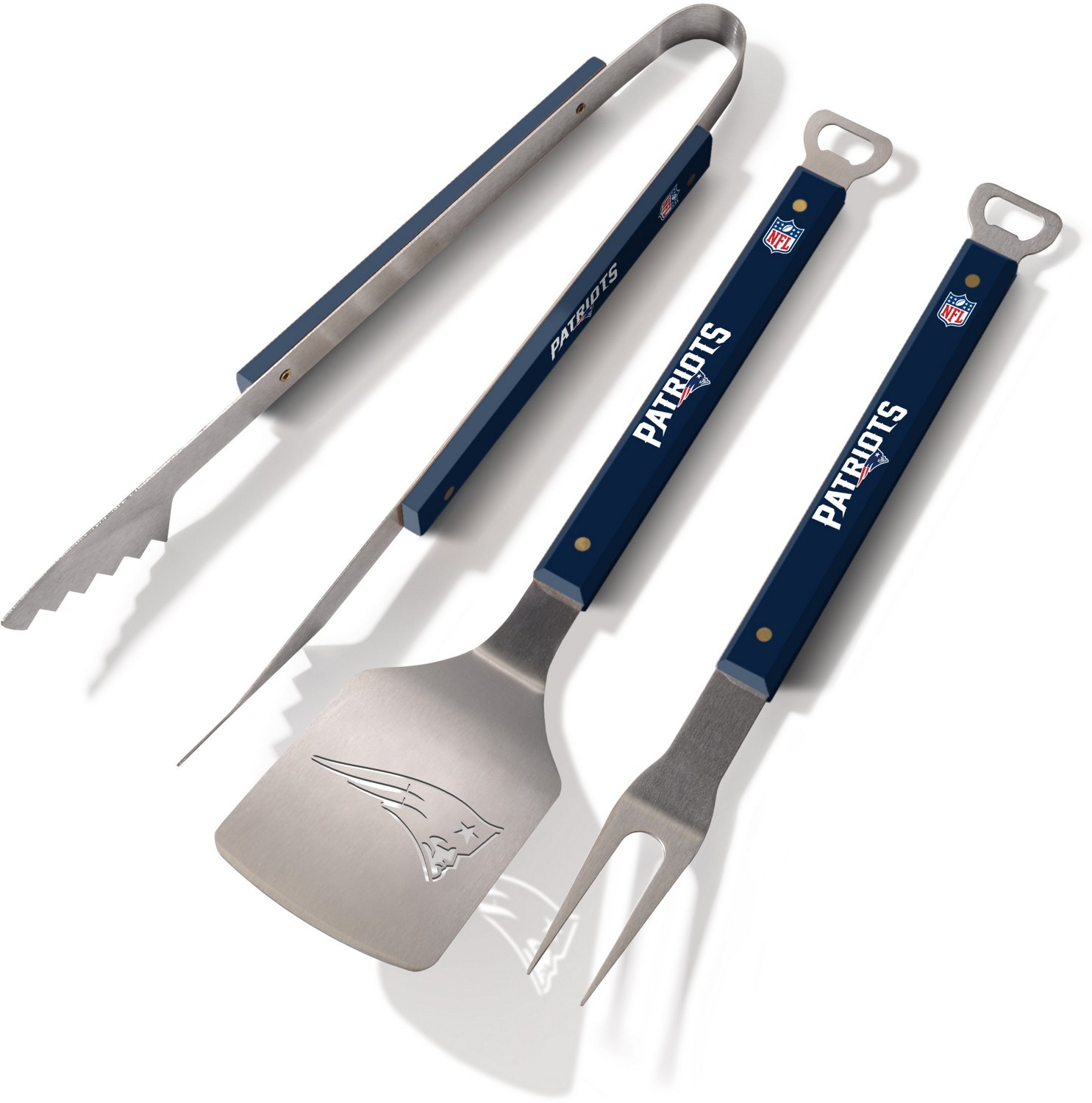 YouTheFan New England Patriots Spirit 3-Piece BBQ Set