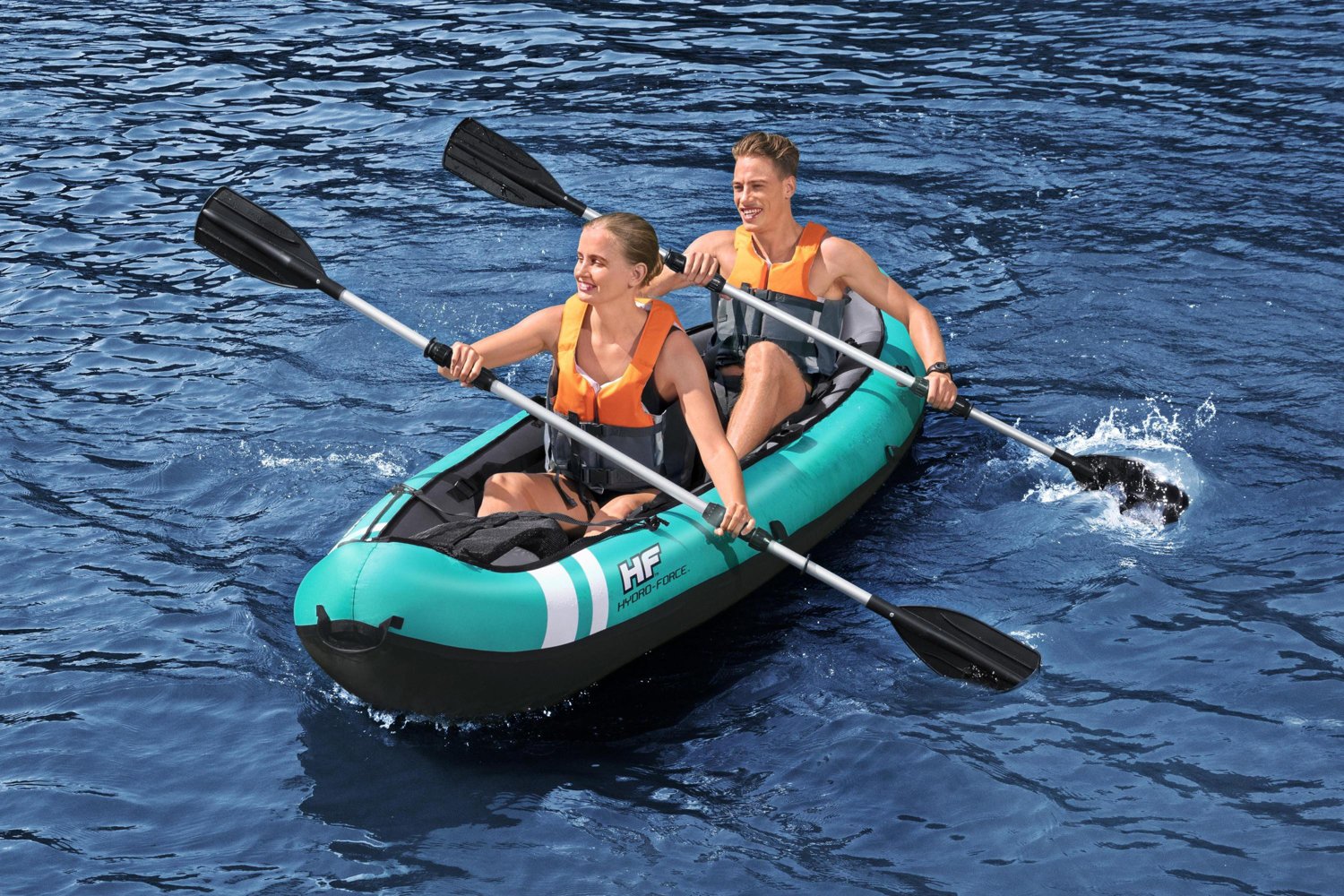 BESTWAYカヤック Ventura Kayak  ハイドロ-フォース Amazon | Bestway Hydro-Force 2人用 Ventura Elite 空気注入式