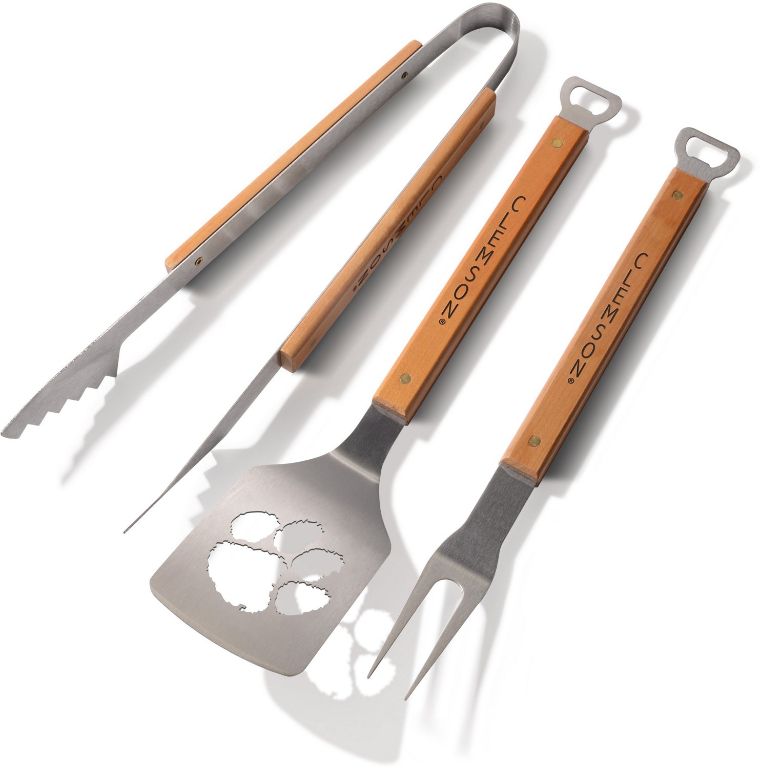 YouTheFan Clemson University Classic Series 3-Piece BBQ Set