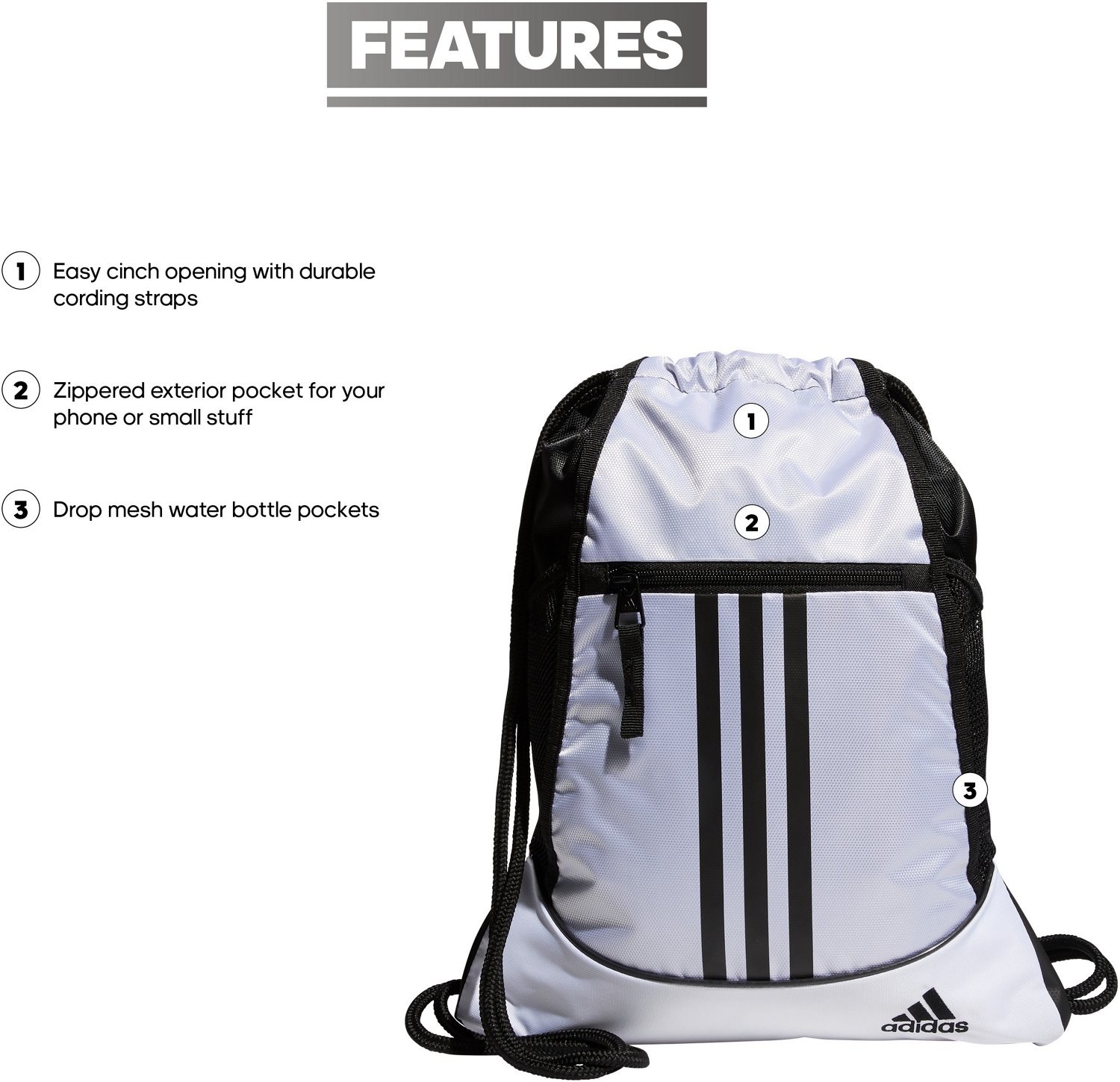 adidas Alliance II Sackpack Academy