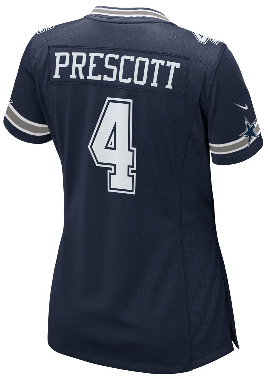 NFL Dallas Cowboys (Dak Prescott) Women's Game Football Jersey.