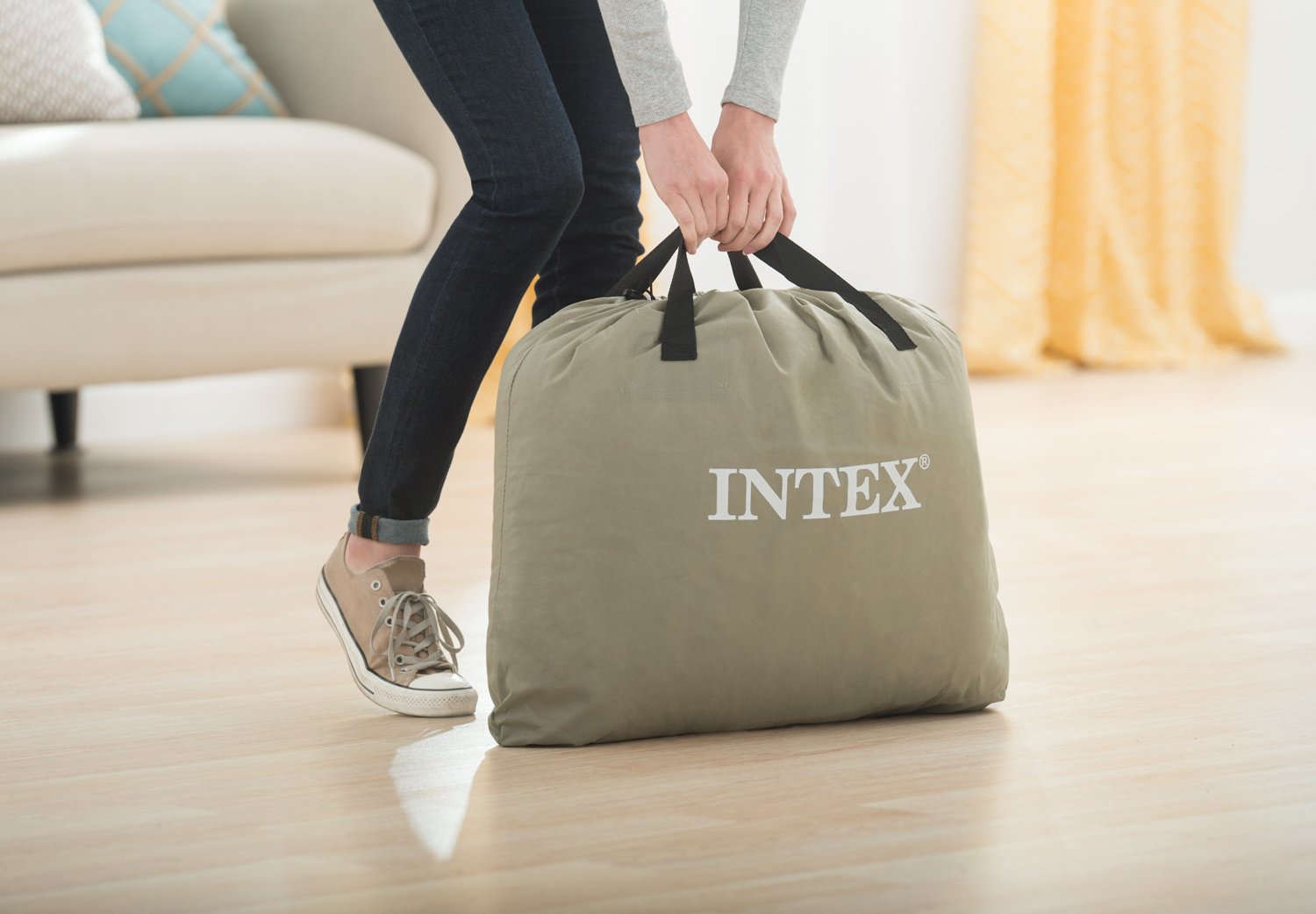 INTEX Dura-Beam Plus Twin Deluxe Pillow Rest Airbed                                                                              - view number 6