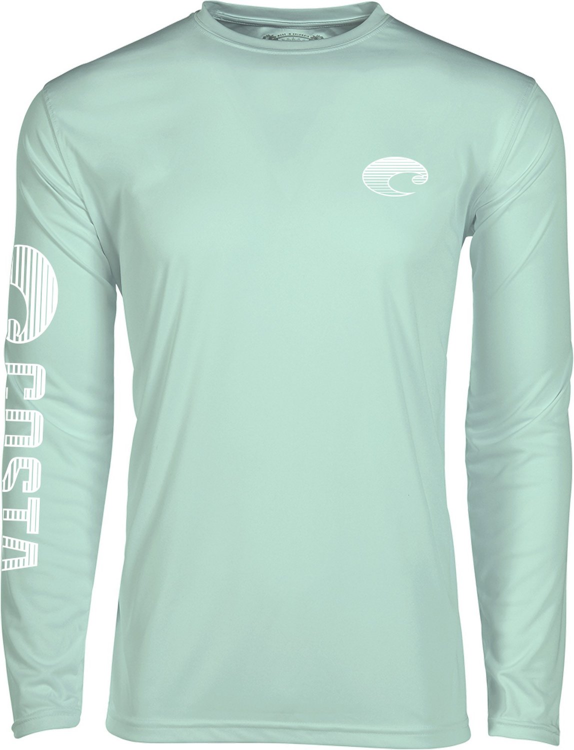 thumbnail image 2 of Costa Del Mar Tech Crew Long Sleeve Shirt - UPF 50+ Sun Protection, Recycled Polyester, Anti-Bacterial 2 of 13
