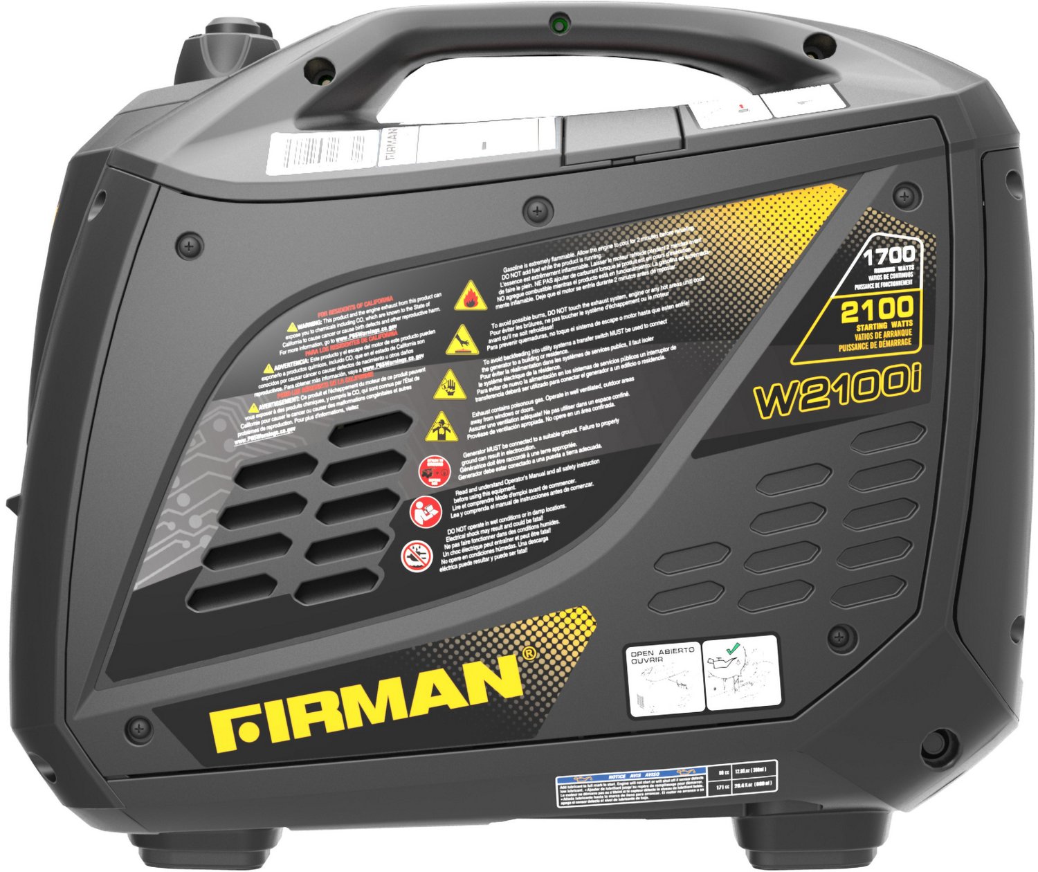 Firman WO1784 2100 Watt Inverter Portable Generator                                                                              - view number 5