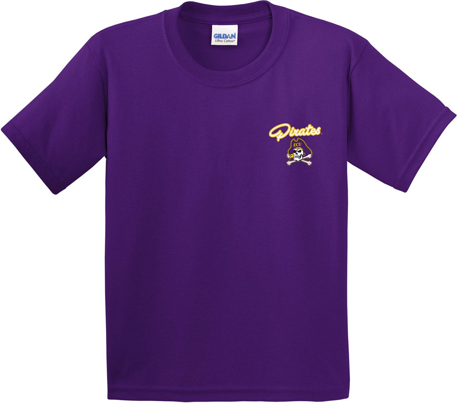 Image One Girls' East Carolina University Cheer Loud Short Sleeve T-shirt - view number 2