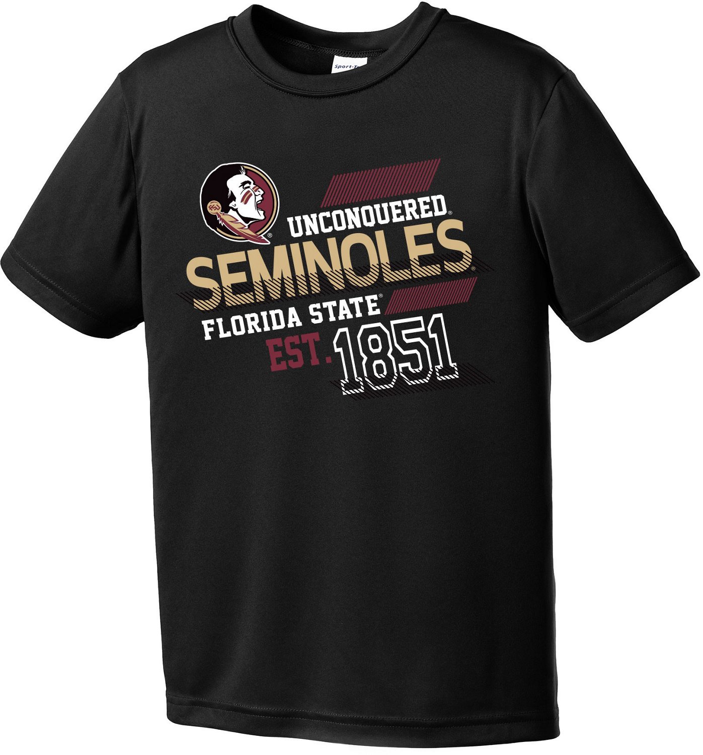 Image One Boys' Florida State University Offsides Competitor Short Sleeve T-shirt