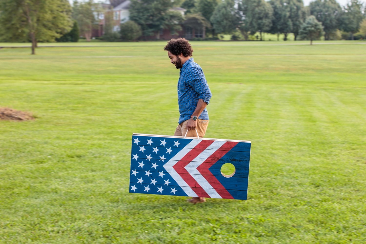 Triumph 2 ft x 4 ft Patriotic LED Cornhole Set                                                                                   - view number 6