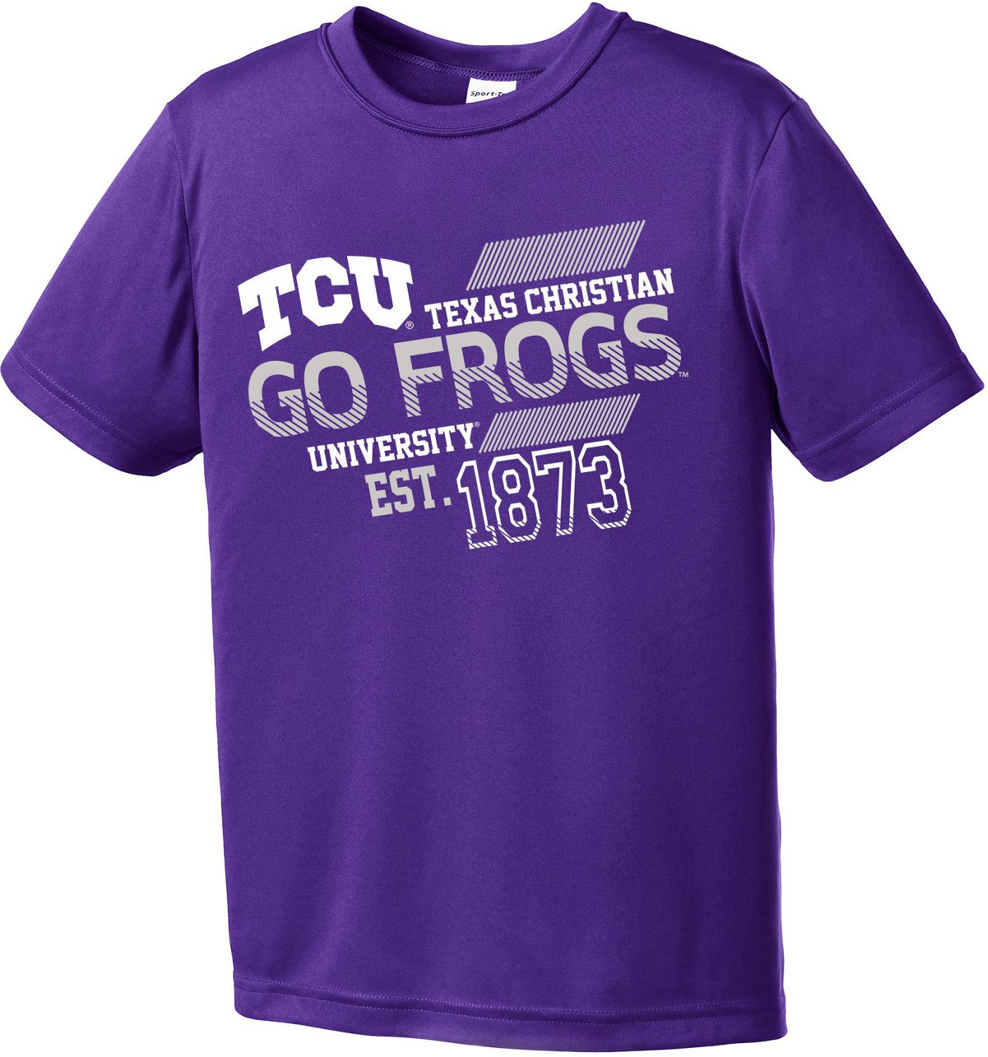 Image One Boys' Texas Christian University Offsides Competitor Graphic T-shirt