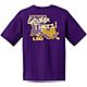 Image One Girls' Louisiana State University Patterned Heart Short Sleeve T-shirt                                                 - view number 1 selected