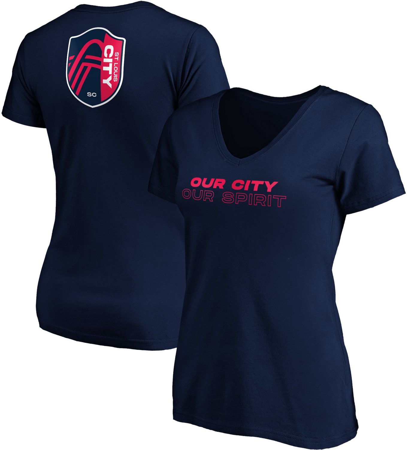 St. Louis City SC Women's City Spirit Short Sleeve T-shirt                                                                       - view number 3